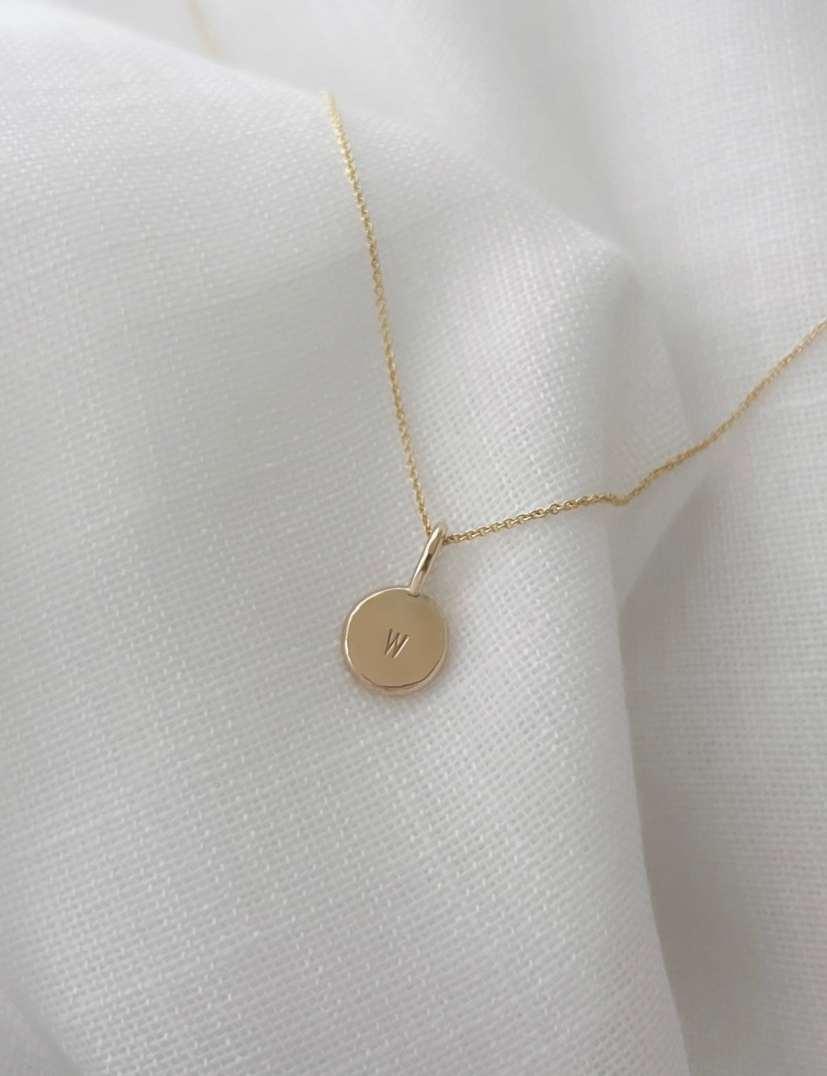 Australian 9ct Solid Gold Molten Pendant - Small