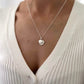 Recycled Sterling Silver Molten Pendant - Small