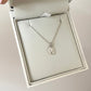 Sterling Silver Oval Initial Pendant