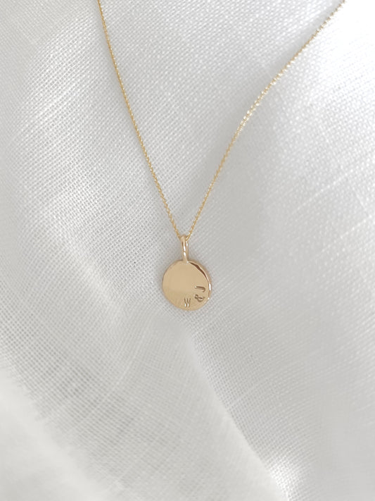 Australian 9ct Solid Gold Molten Pendant - Large