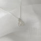 Sterling Silver Oval Initial Pendant