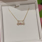 Australian 9ct Solid Gold Pebble Trio Necklace