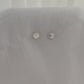 Recycled Sterling Silver Molten Studs